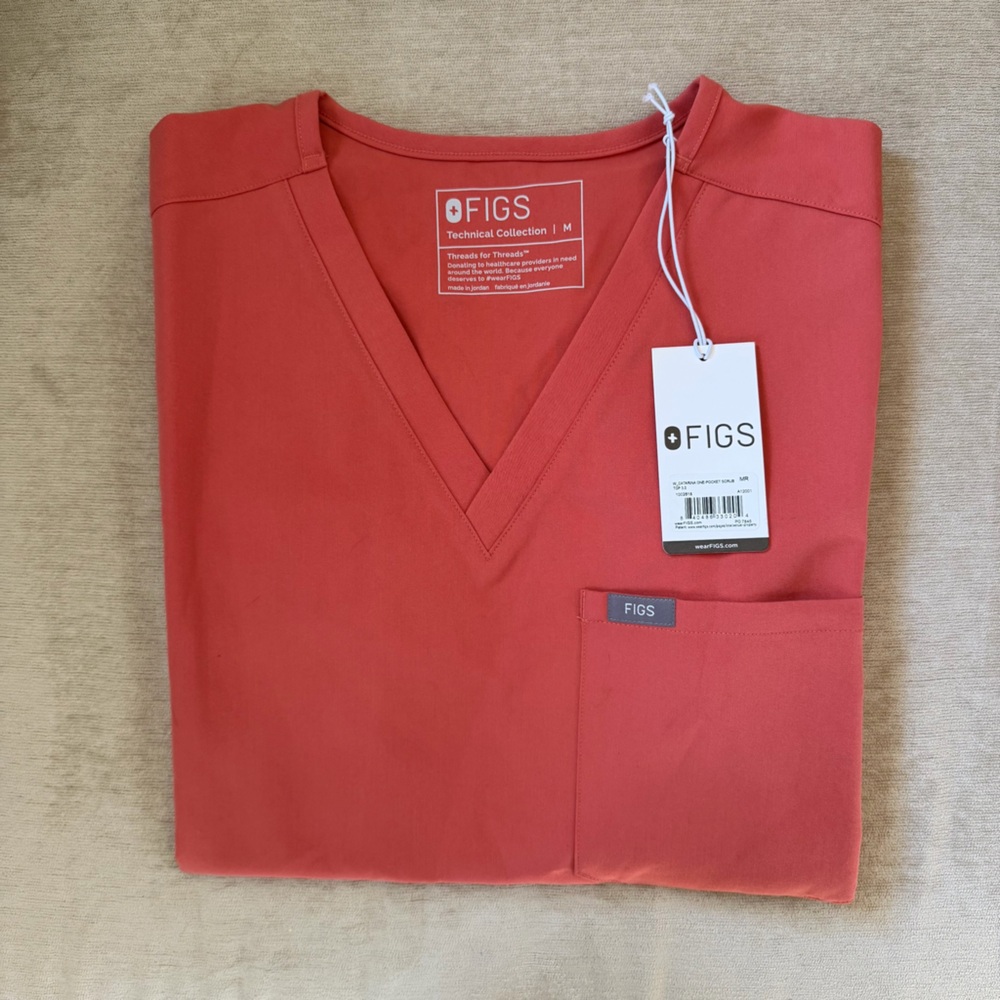 Catarina One-Pocket Scrub Top™ - SPICED CIDER *LIMITED EDITION* - Picture 2 of 2